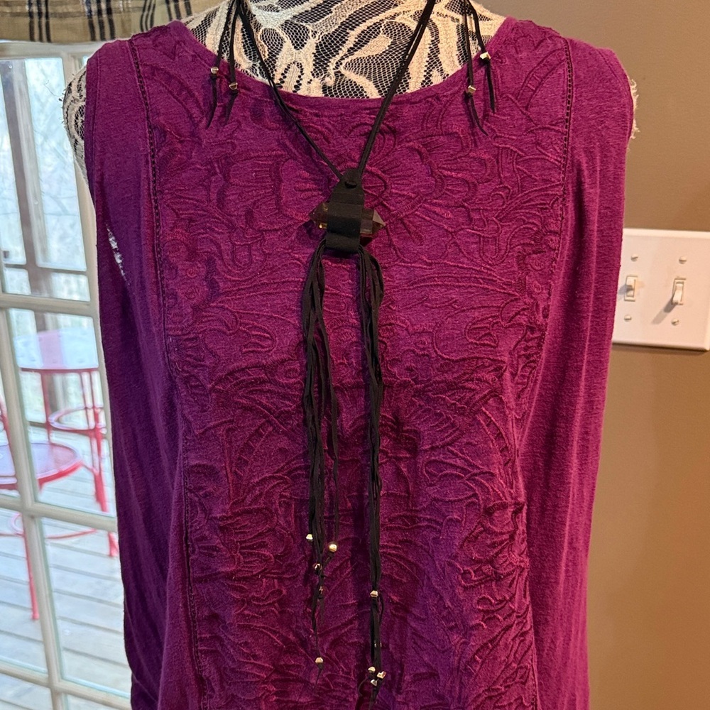Torrid Black Corded Necklace Brand New with Tags
